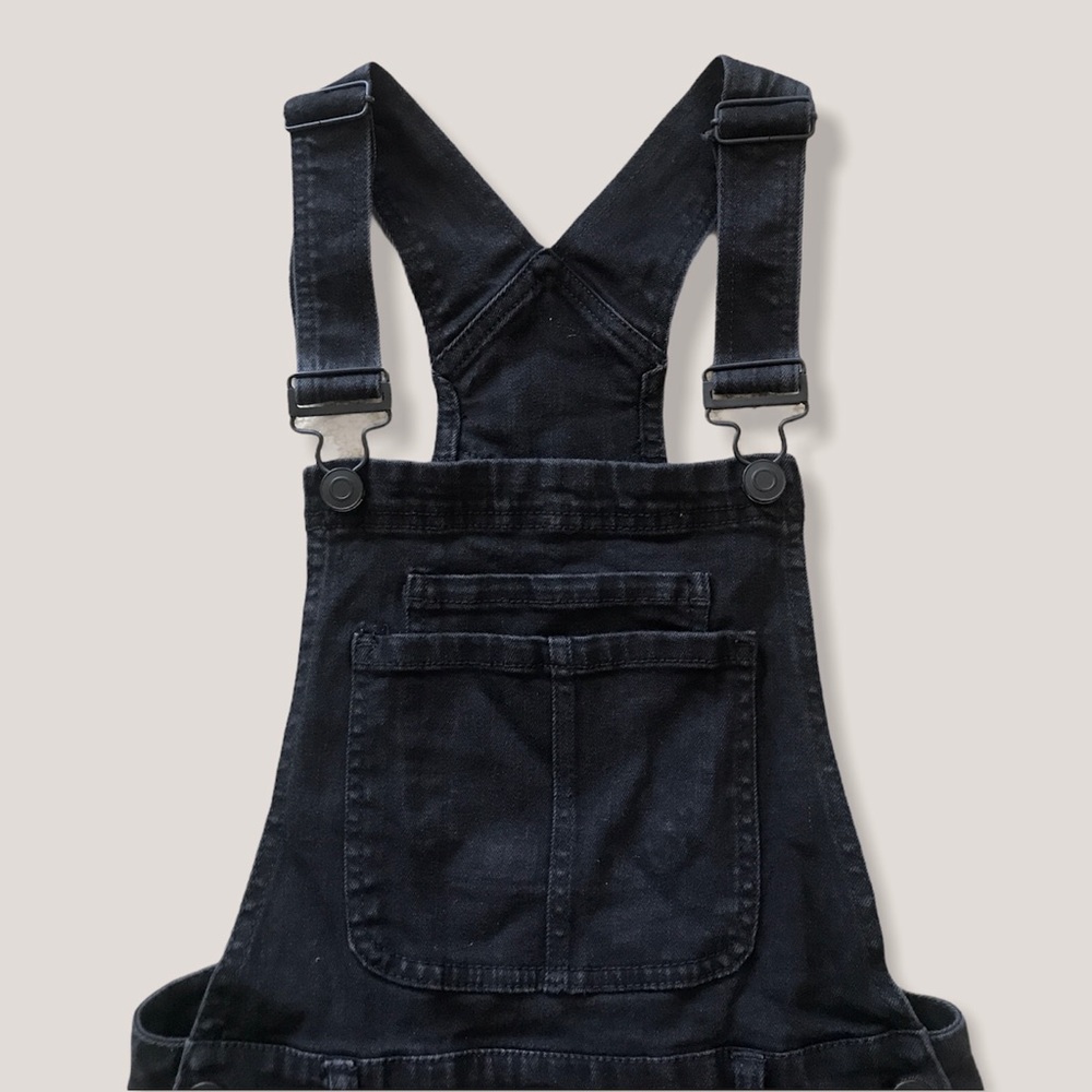 Urban Outfitter Cute Black Denim Overall Jumpsuit - Picture 7 of 15